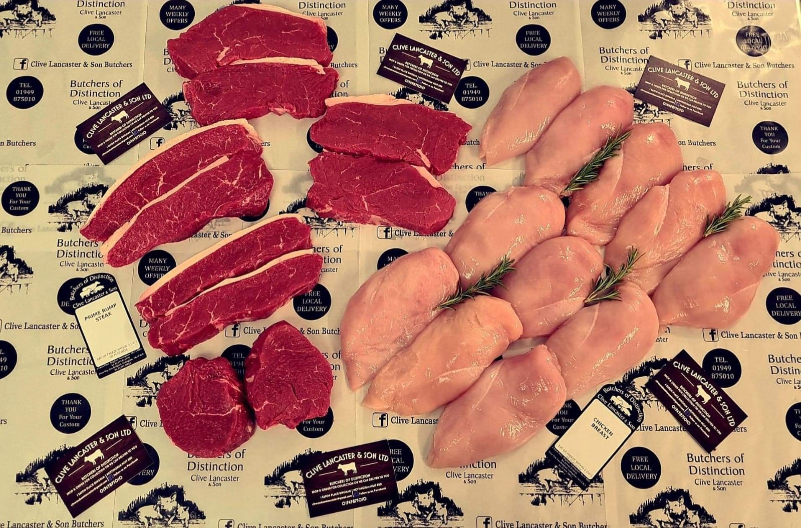 £84 Steak & Chicken Pack – Clive Lancaster & Sons Butchers